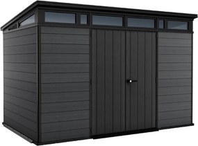 Záhradný domček Keter Cortina 2.0 11x7 grafitový, s podlahou