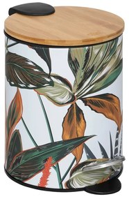 Odpadkový kôš Palawan, viacfarbná/s drevenými prvkami, 3 l