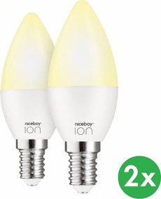 Žiarovky Niceboy ION SmartBulb AMBIENT 5,5 W, E14, 2 ks