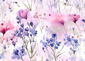 Obraz - Akvarelová lúka (70x50 cm)