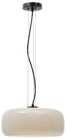 LED závesné svietidlo sivobéžové so skleneným tienidlom ø 38 cm Reig – Kave Home