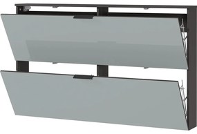 Sivý výklopný/závesný botník Valega - Germania