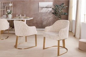 Stolička 45927 Art Living Látka Chenille Béžová  - Komfort-nábytok