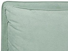 Manželská posteľ 180 cm Berit (zelená) (s roštom) (s úl. priestorom). Vlastná spoľahlivá doprava až k Vám domov. 1077891