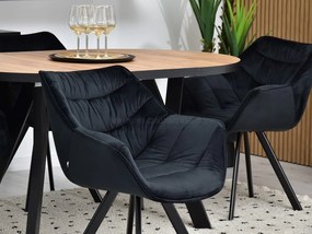 Stolička Nina (čierna). Akcia -19%. Vlastná spoľahlivá doprava až k Vám domov. 1111200