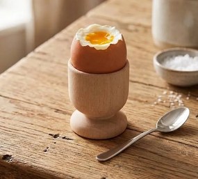 AMADEA Drevený kalíšok na vajíčko, masívne drevo, veľkosť 5 cm