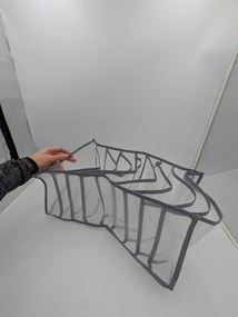 Arte Regal 2. akosť - Organizér do šatne, 9 priehradiek, inšpirované Máriou Kondo 29x44x22