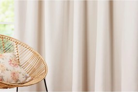 Krémovobiely záves na háčiky 140x260 cm – Mendola Fabrics