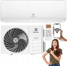 Nástenný klimatizátor Electrolux Hel 3,5 kW 40 m2 s Wifi Domáca Klimatizácia