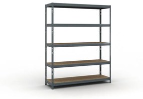 Policový regál 1+1 ZADARMO, 1966x1600x500 mm, nosnosť 350 kg