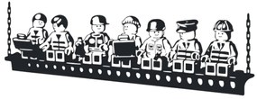 Samolepka na stenu "Lego postavičky" 56x150cm