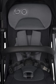 Súrodenecký kočík EasyGo Echo Ebony Black