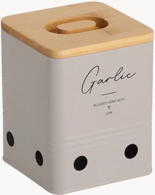 Kuchynská úložná dóza's bambusovým vekom Garlic