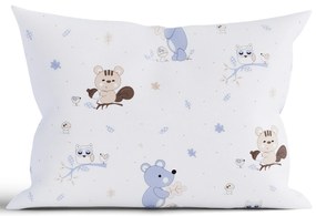 Bavlnená obliečka na vankúš Renforcé 40 x 60 cm – Lesní priatelia