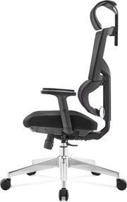 Kancelárska ergonomická stolička Neoseat ALINE — čierna, nosnosť 150 kg