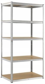Fistar Regál 1800x1200x400 mm kovový zinkovaný 5-policový, nosnosť 875 kg