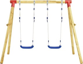 Súprava hojdačiek 230x130x166 cm, borovicové drevo