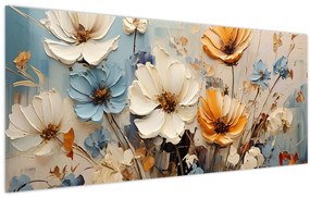 Obraz - Kytica, maľba (120x50 cm)