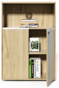 Kancelárska skrinka Houseland Profit Dru 02 dub prírodný