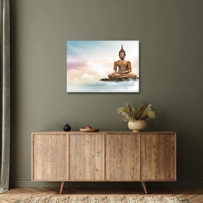 Obraz - Budha dozerajúci na zemi (70x50 cm)