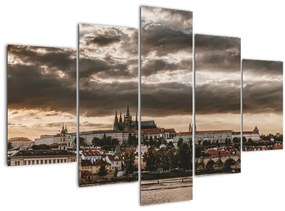 Obraz Pražského hradu za šera (150x105 cm)
