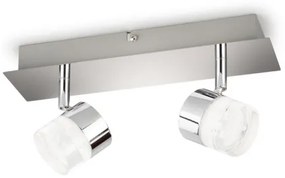 Philips 50147/11/P1 - LED Bodové svietidlo FLOAT 2xLED/4,5W/230V