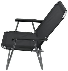 Skladacia kempingová stolička sivá