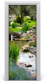 Fototapeta na dvere ázijská záhrada 75x205 cm