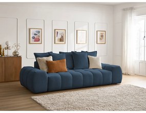 Tmavomodrá ženilková pohovka 278 cm Everest – Bobochic Paris