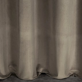 ZATEMŇOVACÍ ZÁVES NA KRÚŽKOCH MELANIE 140X250 CM HNEDÁ