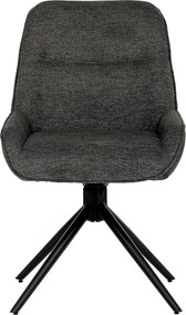 Jedálenské kreslo HC-535 GREY2 Farba: Sivá