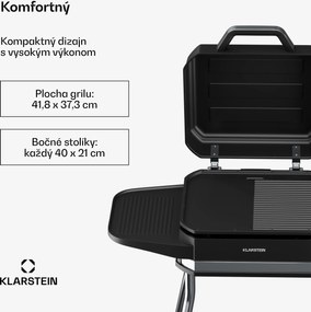 Klarstein Gatsby elektrický gril, Vnútorné a vonkajšie použitie, 3050 W, EasyGrill Concept, Do 240 °C