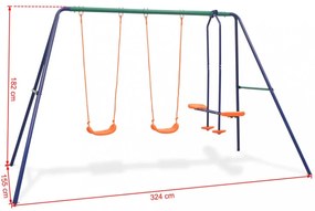 Sada hojdačiek sa 4 sedačkami Dekorhome