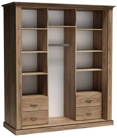 Šatníková skriňa Atena 183 (craft zlatý). Akcia -20%. Vlastná spoľahlivá doprava až k Vám domov. 1055365