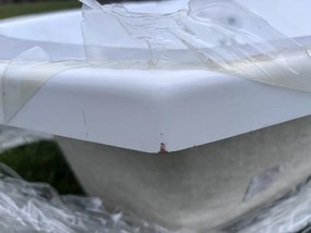 Besco Akrylátová asymetrická vaňa Rima 160x100 PRAVÁ - POŠKODENÉ