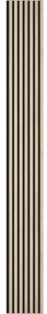 Mexen Lam-F, akustické stenové lamely 275 × 31,5 cm, filc 6 mm, dub perlový, S105-275317-2812-058