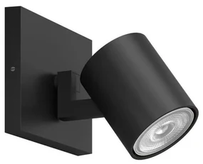 Philips - Bodové svietidlo RUNNER 1xGU10/20W/230V čierna P5371