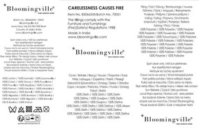 Bavlnený dekoračný vankúš 35x50 cm Bri – Bloomingville