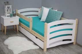 Detská posteľ Mela 80x160 cm Rošt: S lamelovým roštom, Matrac: Matrac COCO 10 cm