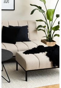 Konferenční stolek Wyre 80 cm černý mramor