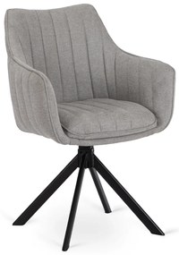 PROXIMA.store - Čalúnená otočná stolička MUMBAI FARBA: hnedá