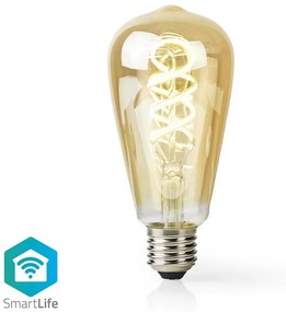 Nedis WIFILRT10ST64- LED Stmievateľná žiarovka ST64 E27/4,9W/230V Wi-Fi 1800-6500K