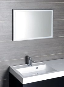 Sapho Sapho, LUMINAR LED podsvietené zrkadlo v ráme 700x500mm, chróm, NL556