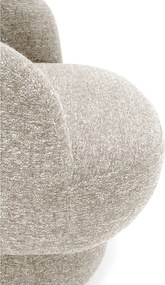 Béžové otočné kreslo Dali – MOME