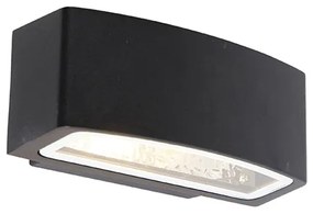 Moderná vonkajšia nástenná lampa čierna IP44 - Latina