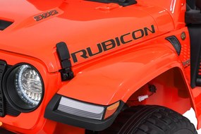 Ramiz Jeep Wrangler Rubicon LIFT elektrické autíčko pre deti oranžové
