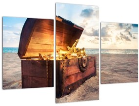 Obraz - Poklad na pláži (90x60 cm)