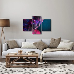 Trblietavý obraz ženy (90x60 cm)