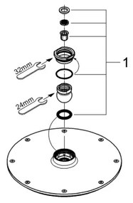 GROHE 28368000 - Sprchová hlavica RAINSHOWER COSMOPOLITAN Ø 210 mm lesklý chróm
