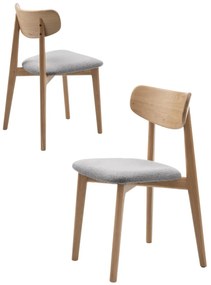 Jedálenská stolička Elim (49530004), sivá